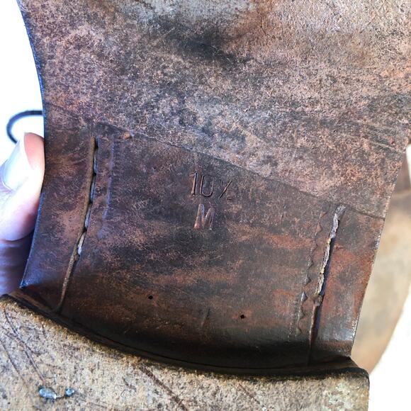 Belvedere Firenze Italian Made 10.5M Lace-Up Oxfords w/ Reptile Trim – Needs TLC - Picture 9 of 12